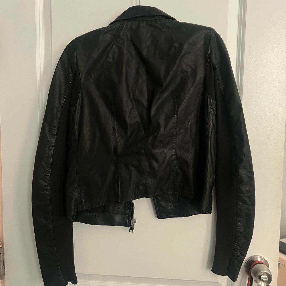 Rick Owens Leather Jacket - Picture 2 of 6